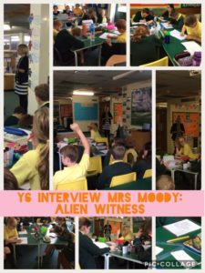 6J, 6S & 6EJ interviewing their alien witness: Mrs Moody
